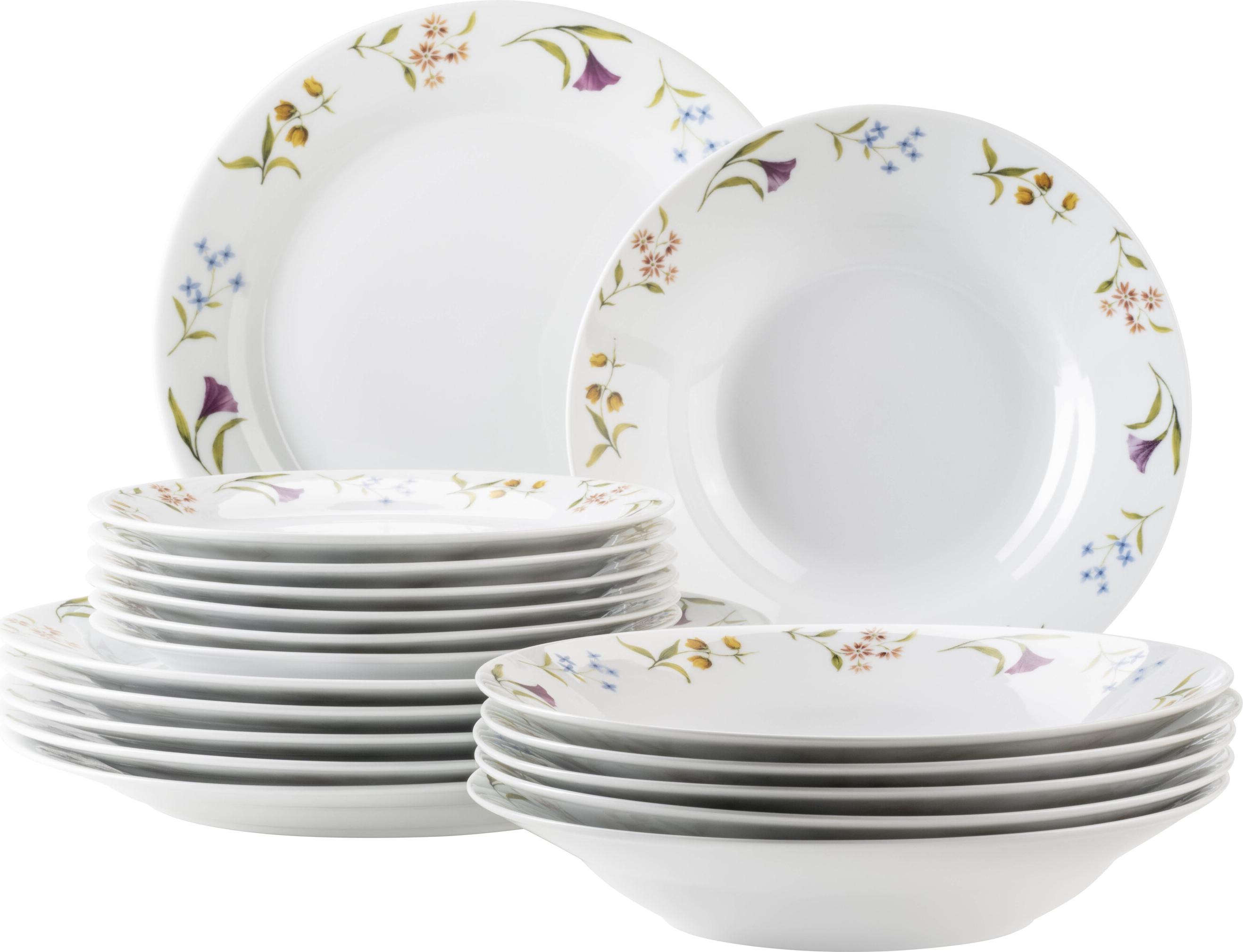 Teller-Set, Porzellan Teller-Set, Porzellan Zosma Mäser