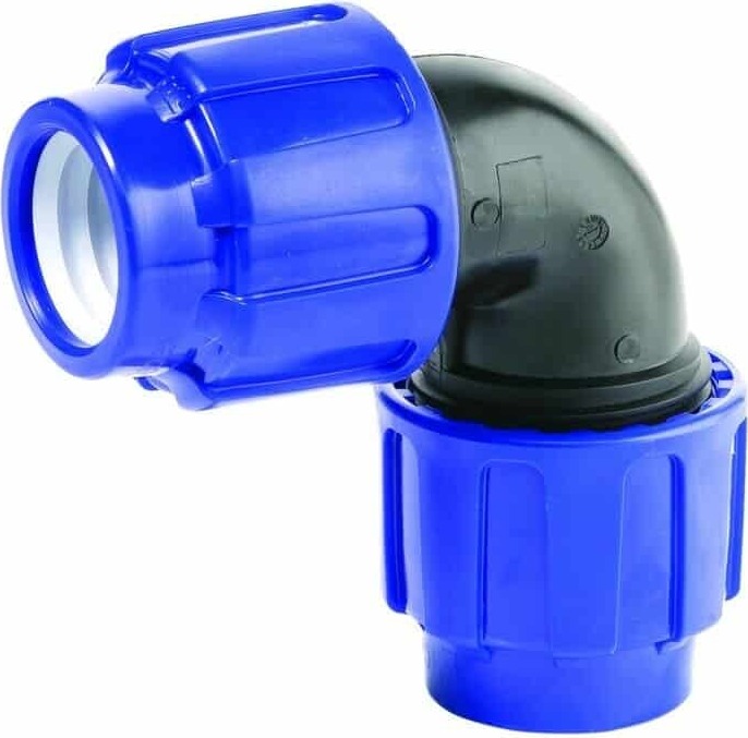 Pool Total PP PE Rohr Verschraubung 90° Winkel 2 Verschraubungen 16 x 16 01469