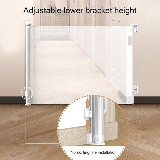 OEM Breite Ausziehbarer Türrahmen - Breite Sicherheitstür für Babys und Haustiere - 83 cm hoch, 140 cm breit. 2026