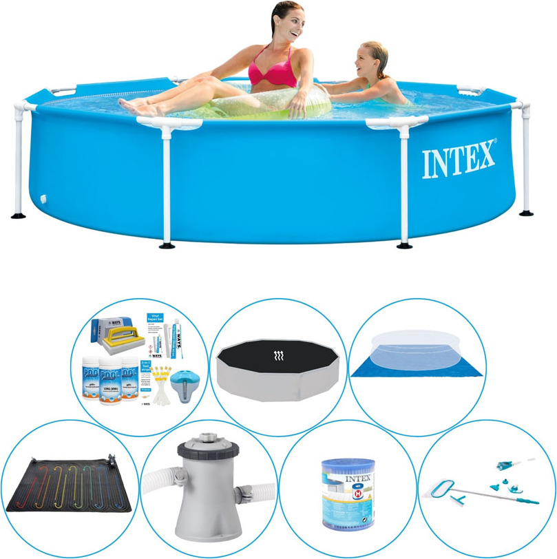 Intex Kovový rám 244x51 cm Rund - Súprava bazénov All in 1