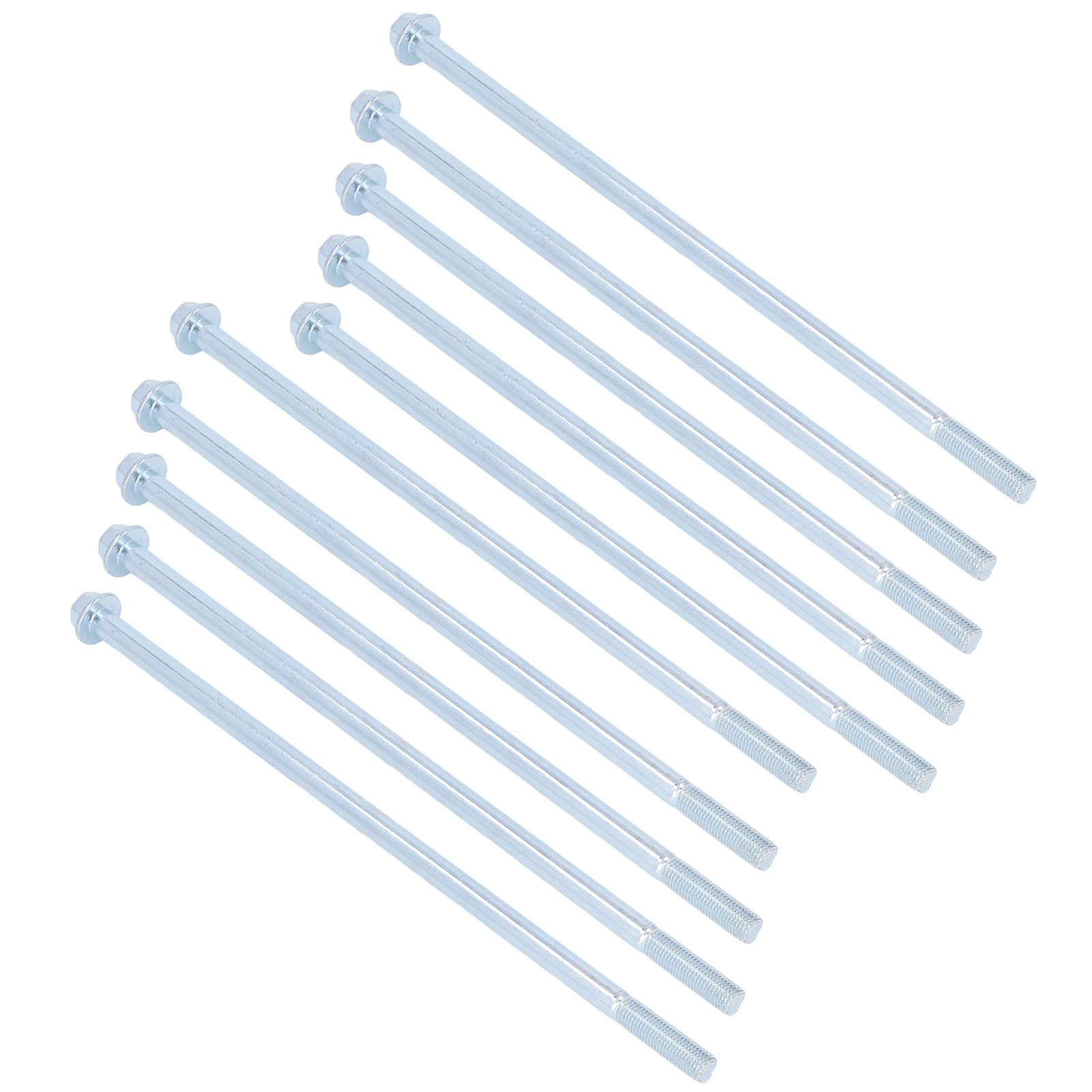 Cocosity Halbgewindebolzen, Halbzahnbolzen, Halbgewindebolzen aus Kohlenstoffstahl, Sechskant-Halbzahnbolzen, Sechskantkopfbolzen, Sechskantbolzen