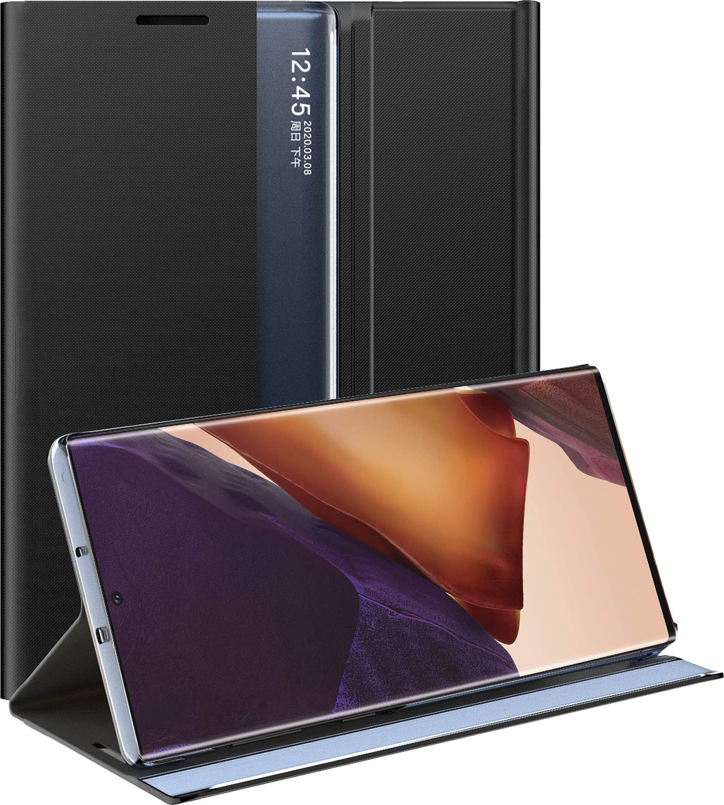 Custodia a Portafoglio in Pelle con RFID per Samsung Galaxy S24 Ultra