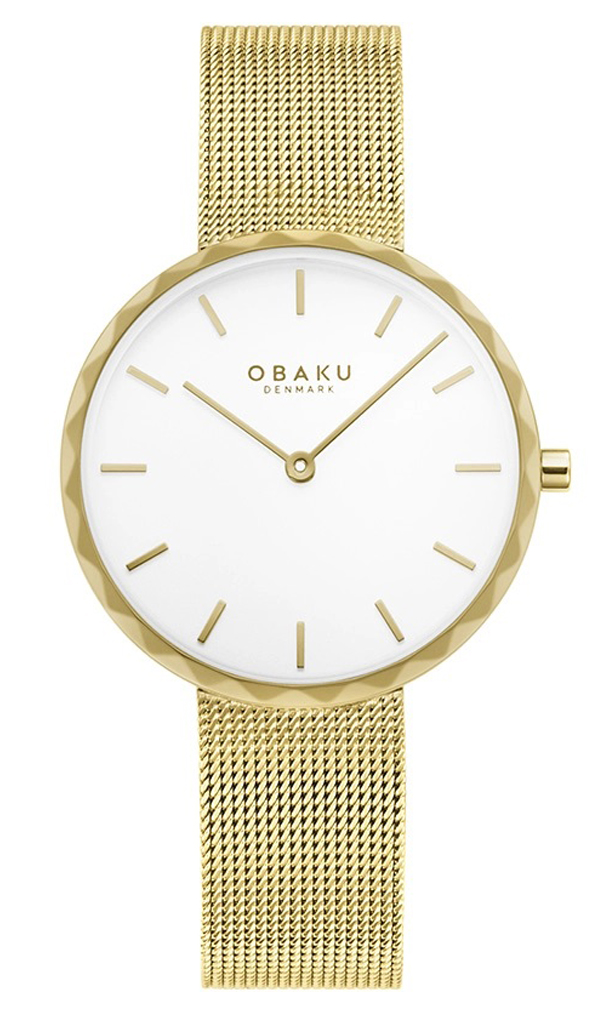 Obaku - Náramkové hodinky - Dámske - Quartz - Zlaté - V252LXGIMG