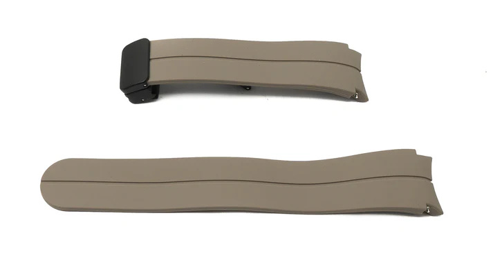 20 mm silikónový remienok SYSTEM-S pre inteligentné hodinky Samsung Galaxy Watch 5 4 v sivej farbe