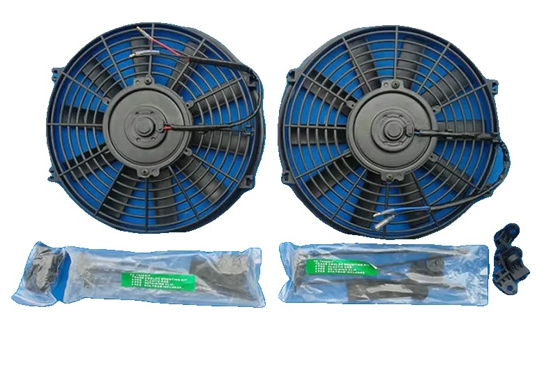 Univerzálny elektrický ventilátor chladiča, veľkosť 10 palcov, rýchlosť 2500 otáčok za minútu, ľahká konštrukcia
