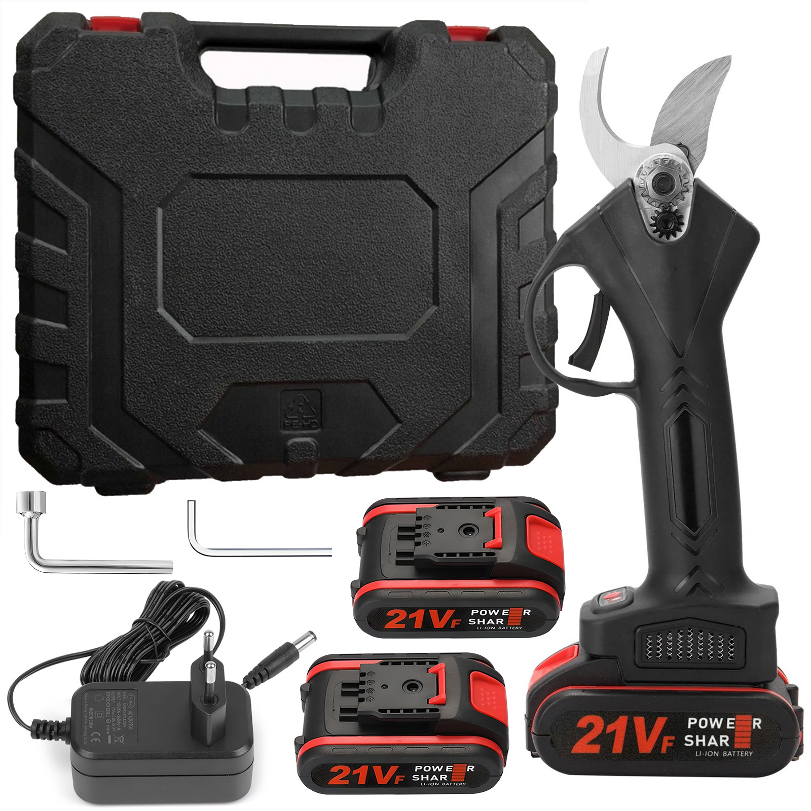 Cesoie Elettriche 18V Per Rami 30mm Cesoie Da Giardino A Batteria 18V Per Makita – Taglia Rami Fino A 30mm, Con LED Tagliapiante Batteria LED - Foto 8