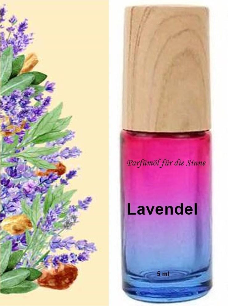 GKA Parfüm Roll-On gefüllt mit reinem Parfümöl Lavendel Parfüm Roller RollOn Duftroller Parfümroller