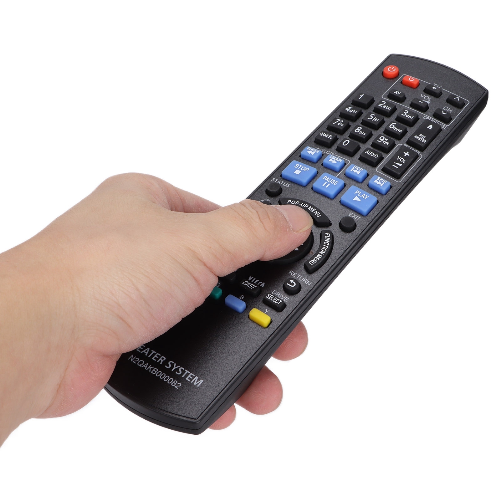 Cocosity Ersatz-Fernbedienung,Fernbedienung Disc-Player,Fernbedienung ersetzen,Ersatz-Fernbedienung,Ersatz-Fernbedienung,TV-Zubehör N2QAKB000082