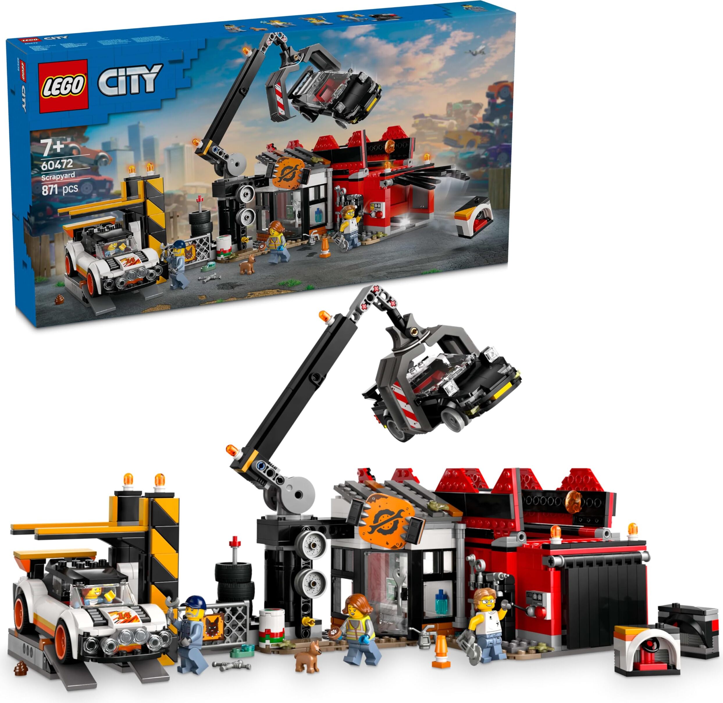 LEGO City vrakovisko s autami 60472