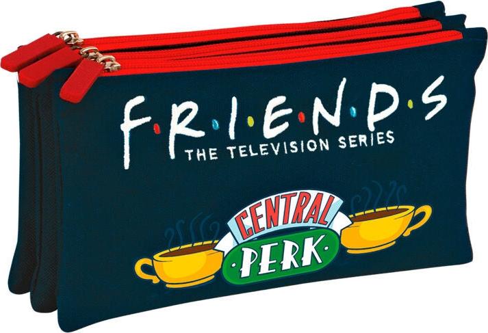 Northix Triple Pencil Case, Durable, Spacious, Ideal for School Supplies