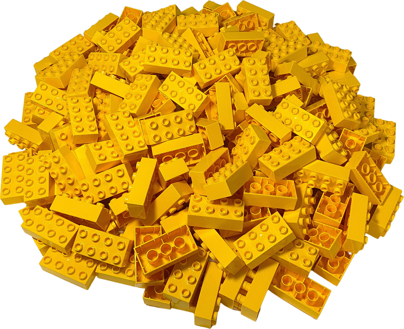 Stavebné kocky LEGO® DUPLO® 2x4 Basic Yellow - 3011 NEW! Množstvo 40x