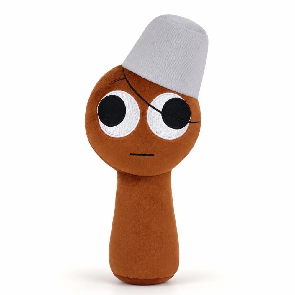 wiztex Sprunkii Kuscheltier - 20 cm Spunki Horror Spiel Plüschtier Braun Sprunke