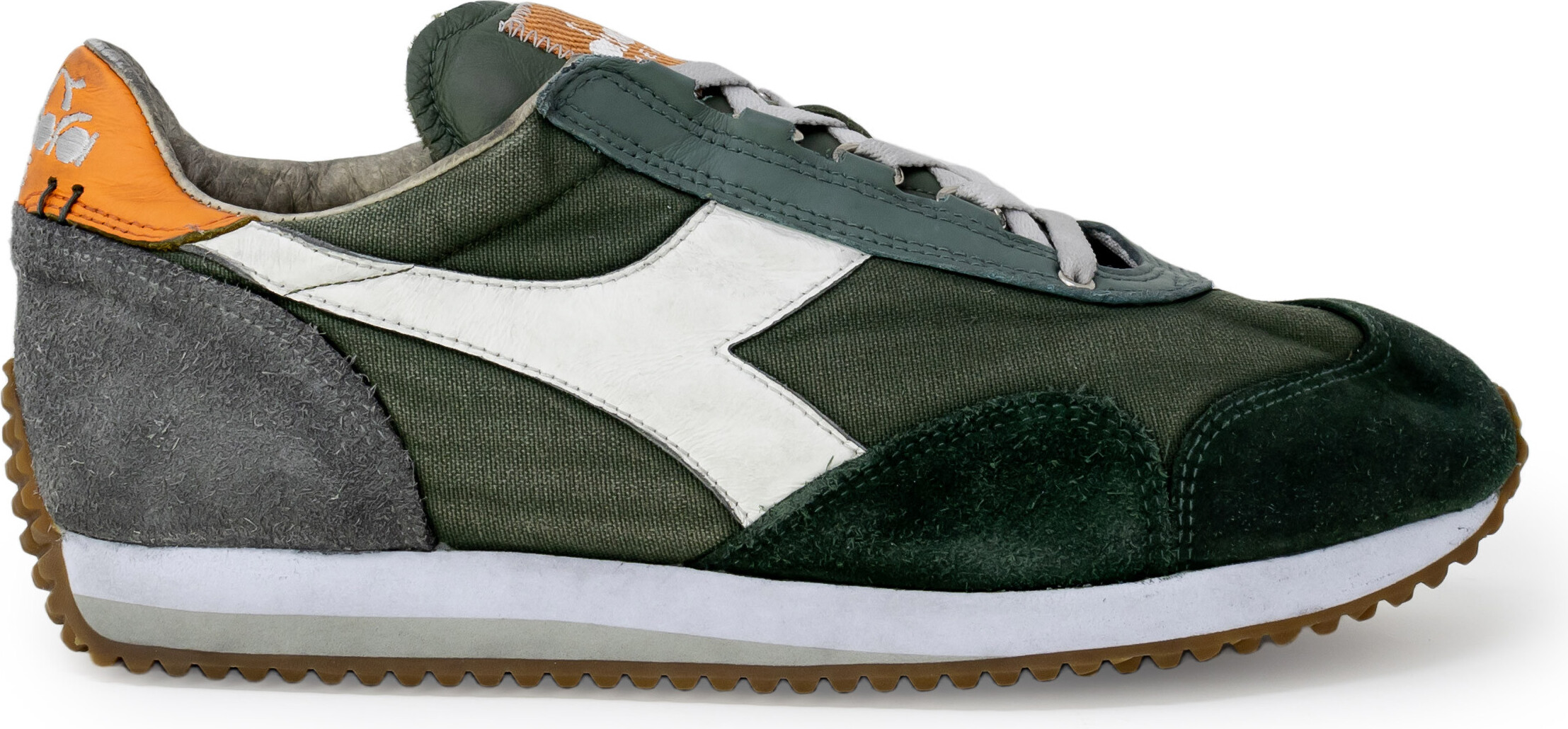 DIADORA HERITAGE Topánky pánske kožené zelené GR78819 - veľkosť: 42