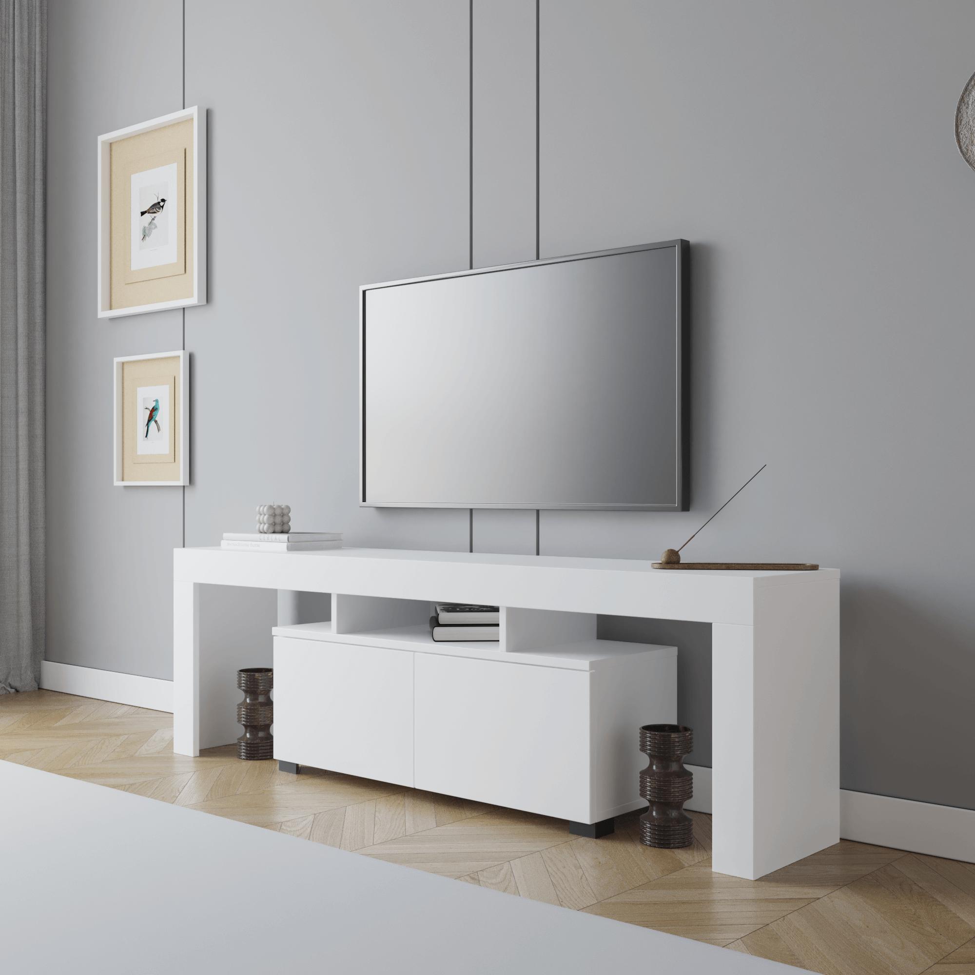 Smart Home Art Bronny TV Board 2 Türen mit Regale Elegant & Praktisch, 3 Farben 1532300-nsku