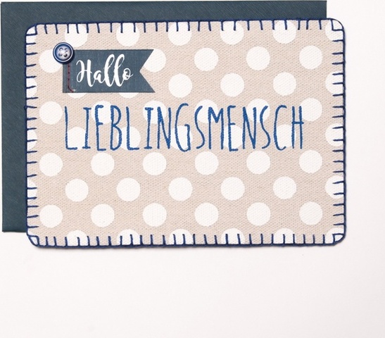 Good old Friends Stoffpost "Lieblingsmensch"