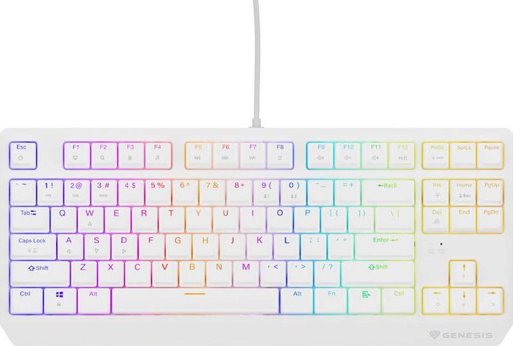 Genesis hern klvesnice THOR 230/TKL/RGB/Outemu Red/Drtov USB/US layout/Bl NKG-2078