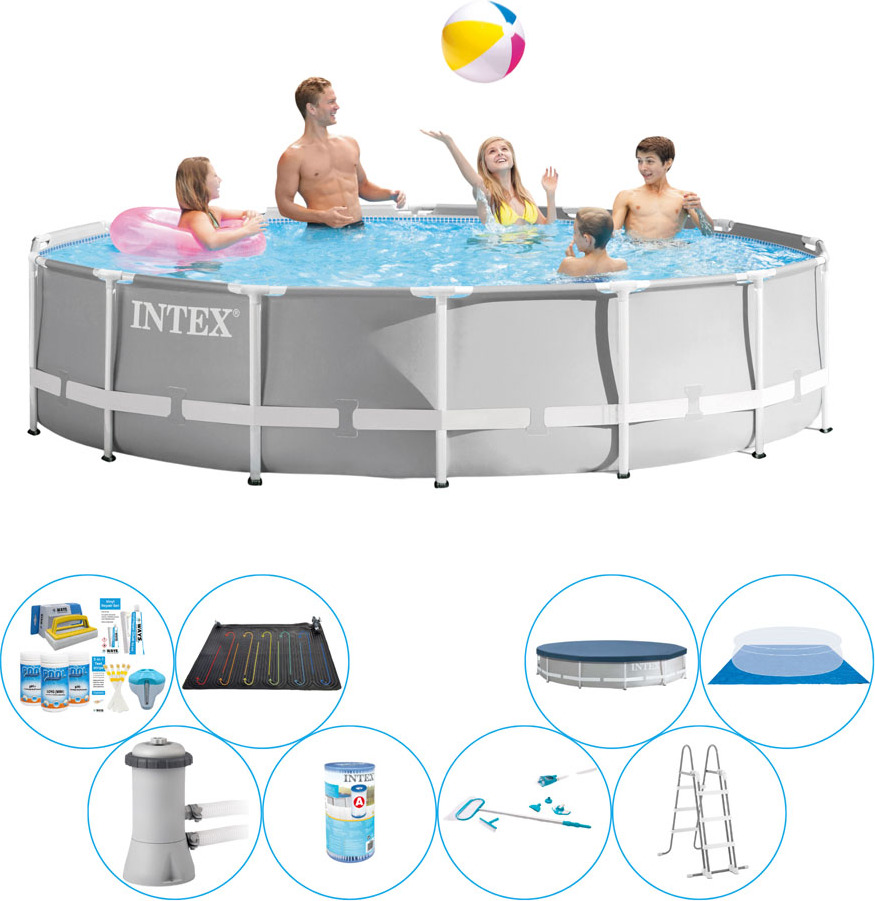 Súprava bazéna - Intex Prism Frame Round 427x107 cm