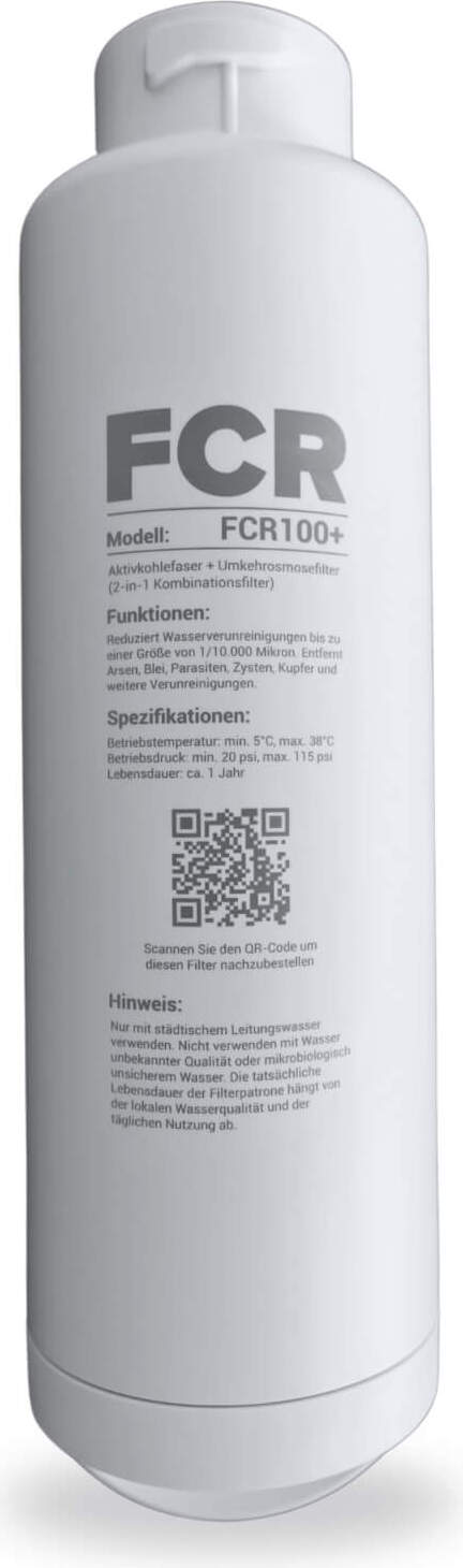 Health Rise Pure Water Pro – FCR Filter | Filterwechselzyklus 1 Jahr