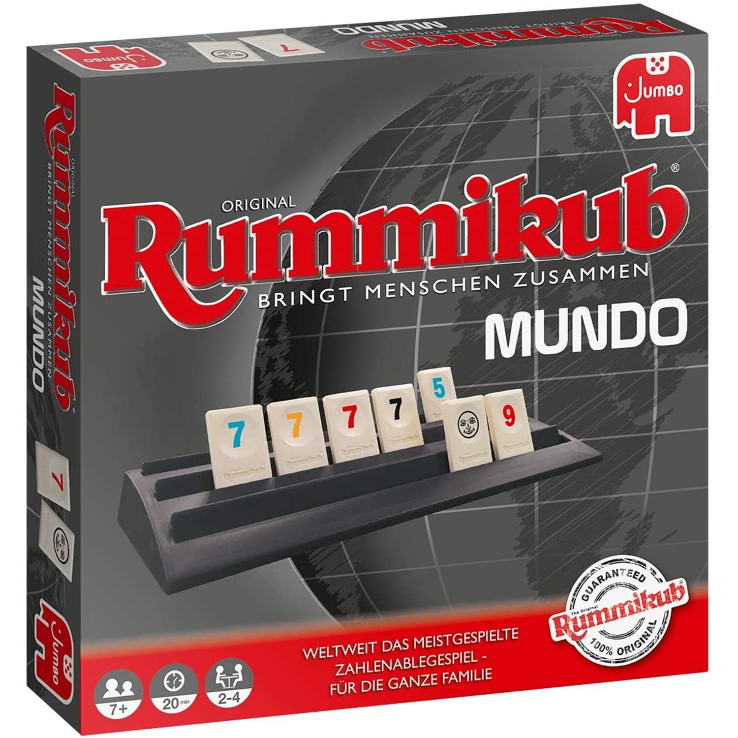 Jumbo 03819 Original Rummikub XXL Gesellschaftsspiel 