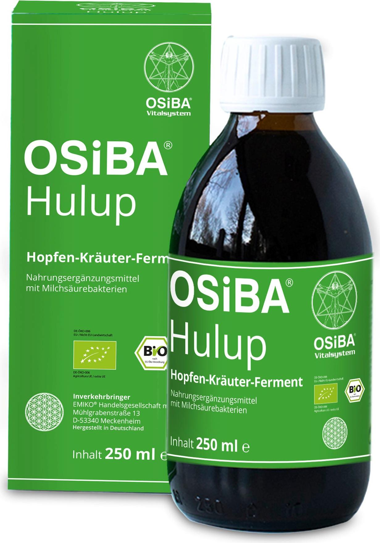 EMIKO Osiba Hulup 250ml enzymreiches Bio-Fermentationsgetränk, mehrfach mit EM fermentiert