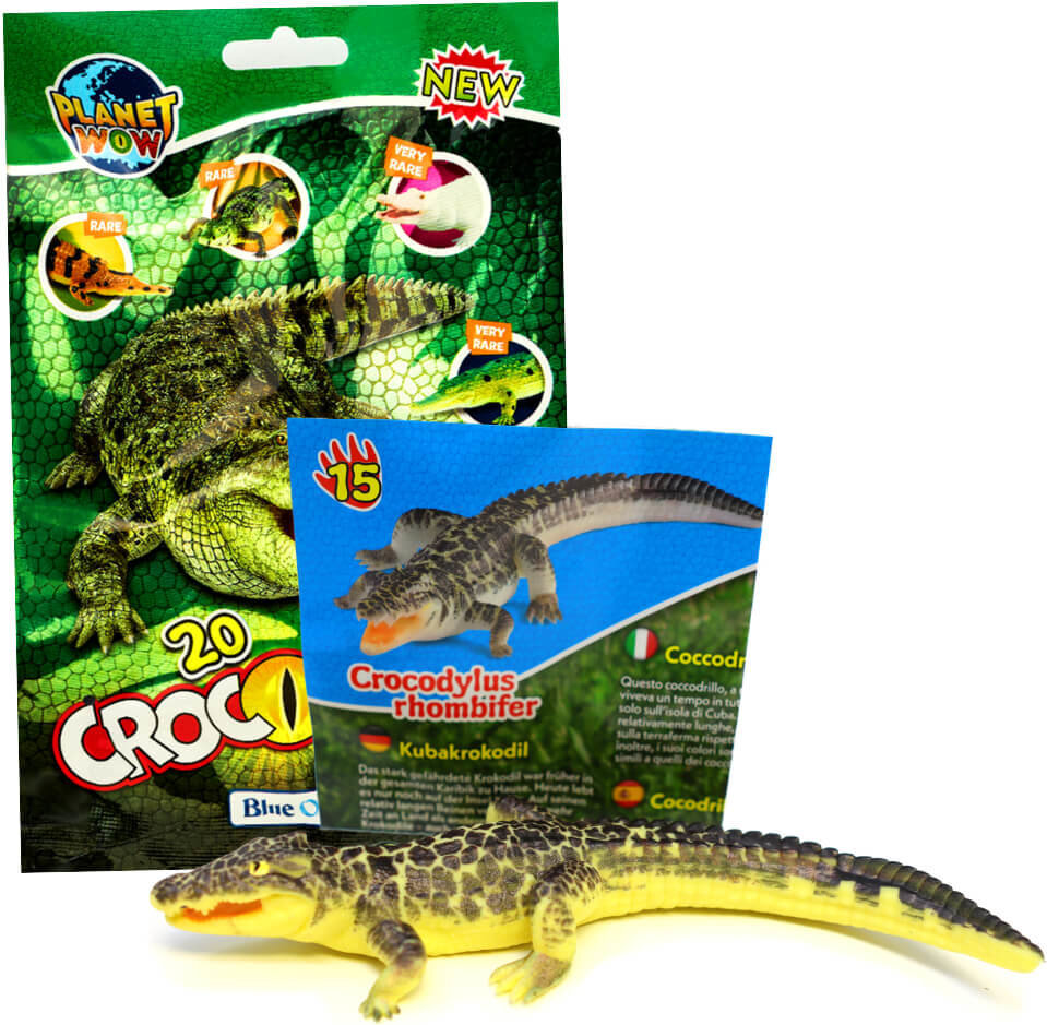 Panini Blue Ocean Crocodiles Sammelfiguren 2025 - Planet Wow - Figur 15. Kubakrokodil