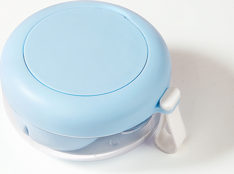 hoomtree Prothesenbox Zahnspangendose Zahnbehälter Prothesendose mit Spiegel Zahnprothesenbecher Dentalbox Prothese Teeth Behälter,Blau