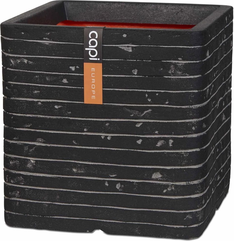 Capi Europe BV Capi Blumentopf Nature Row Quadratisch 30x30 cm Anthrazit KRWZ902 459424259