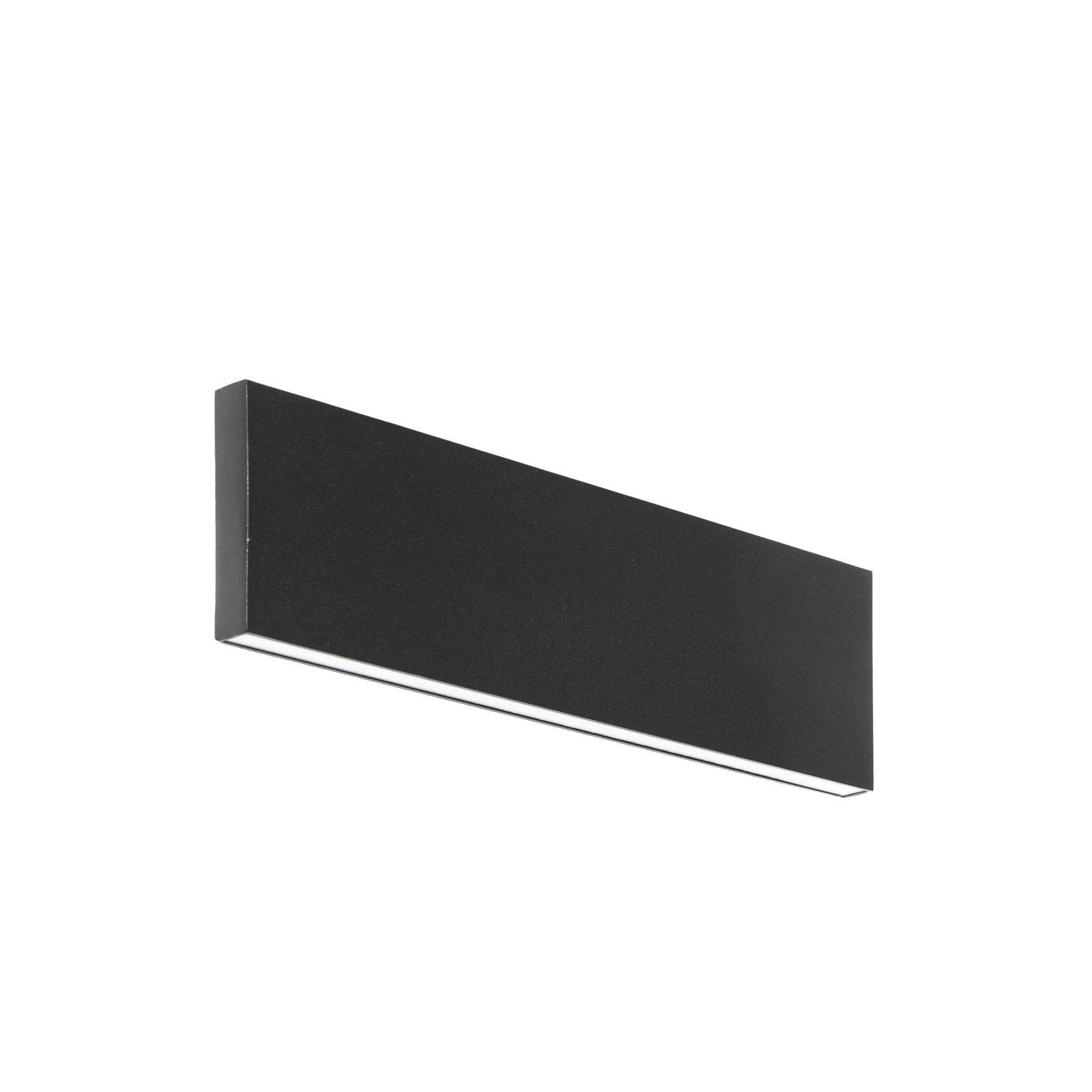 Lindby LED-Wandlampe Ignazia, 28cm, schwarz, Metall, up/down 9627067