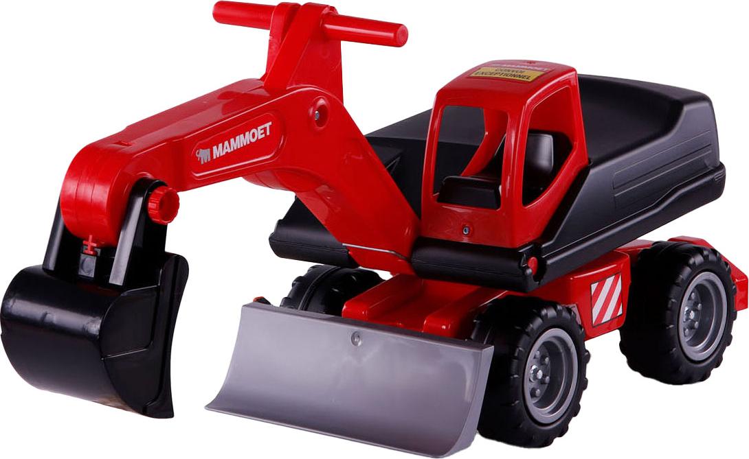 Cavallino Toys Mammoet Bagger Rutschauto Ride-on Spielzeug rot Sand 1450928