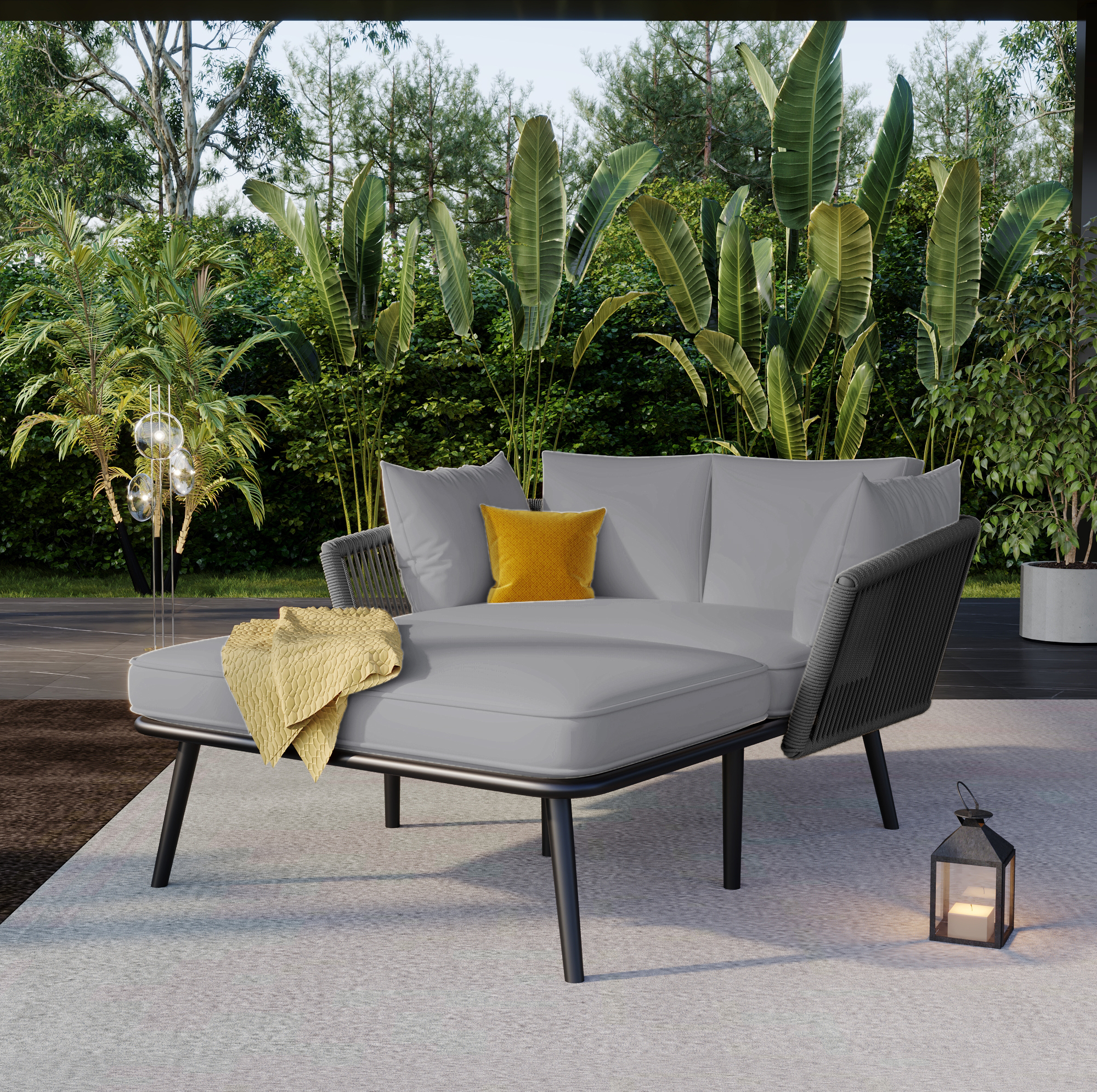 MODFU Gartenmöbel-Sets Gartensofa Gartenliege | Kaufland.at