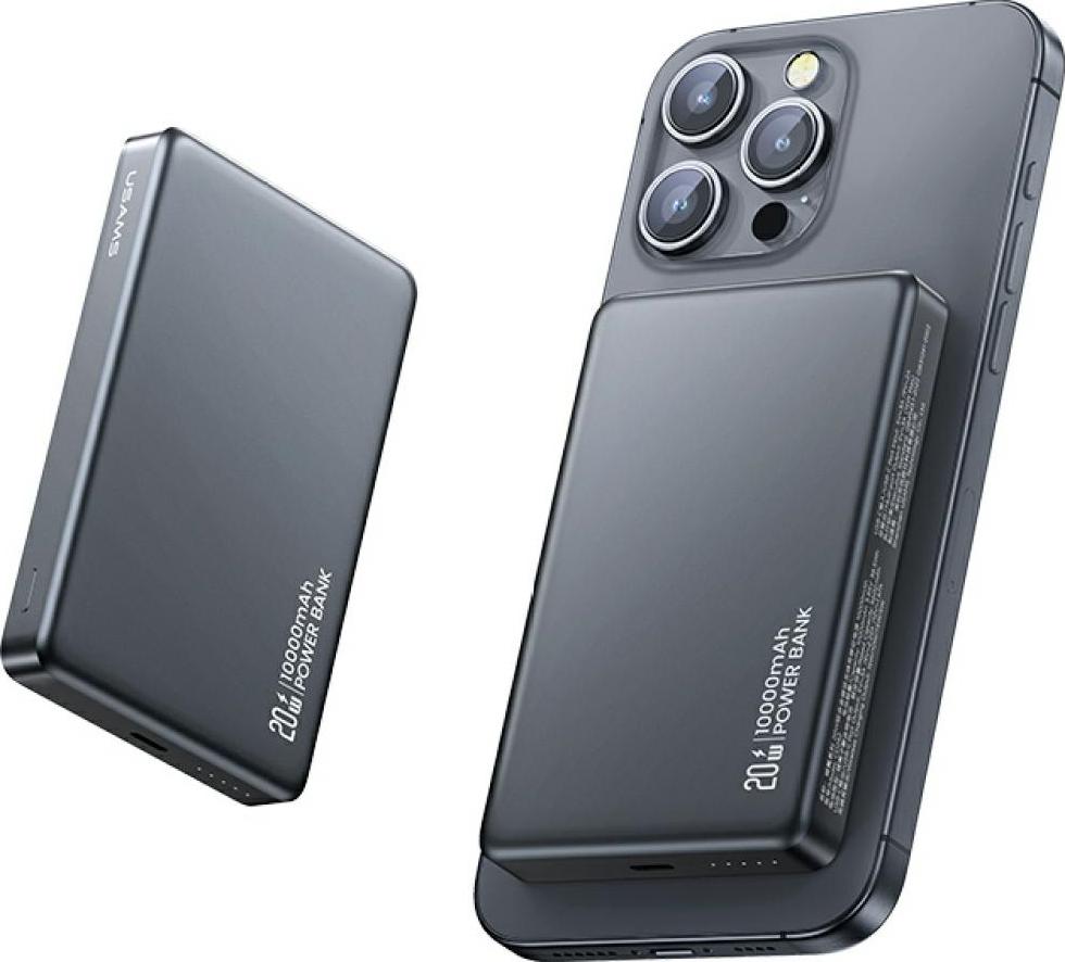 Powerbank Usams Cy Series Cd242 10000Mah 20W Magnetisch Kabellos Anlaufen