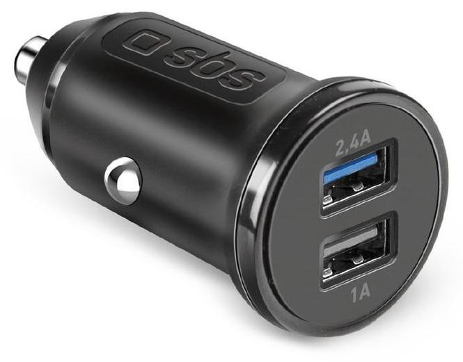 SBS TECR2USB24AFAST, Auto, Zapaľovač, Čierna
