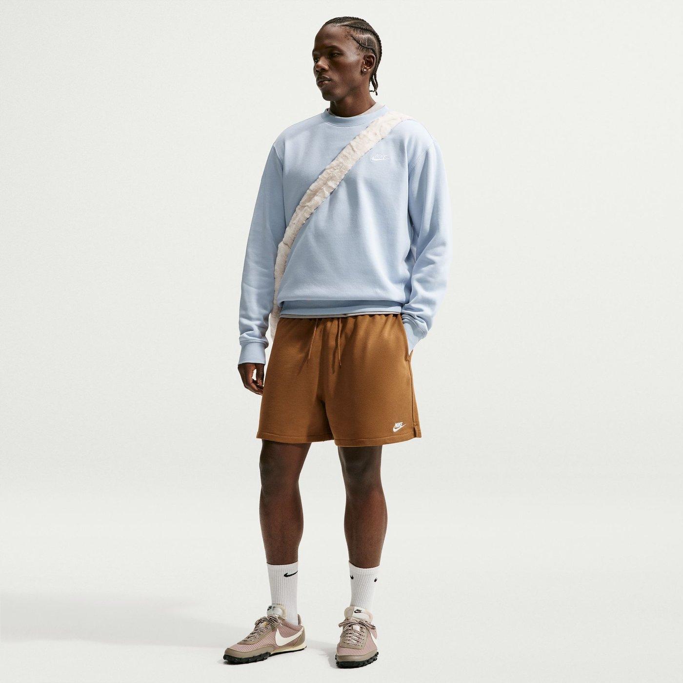 Nike M NK CLUB FLOW FT SHORT ALE BROWN/ALE BROWN/WHITE ALE BROWN/ALE BROWN/WHITE XL FN3520