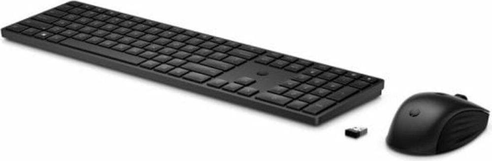 Tastatur mit Maus HP 4R013AA Schwarz Qwerty Spanisch