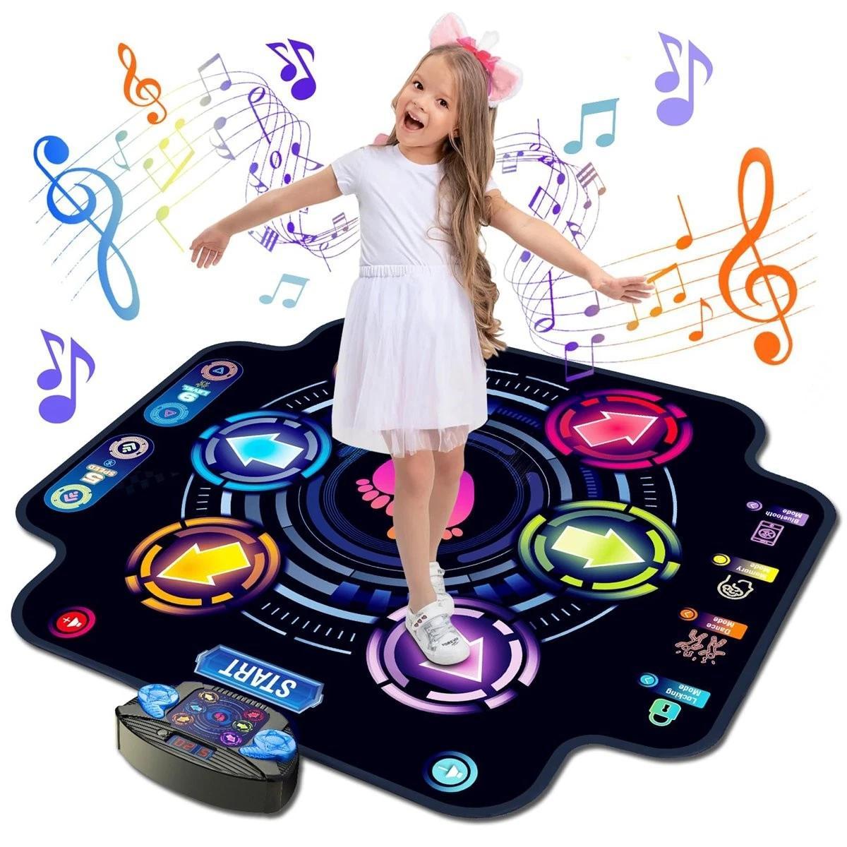 Honeywell Tanzmatte Kinder Spielzeug Geschenke für Mädchen 3 4 5 6 7 8+ Jahre, Musikmatte