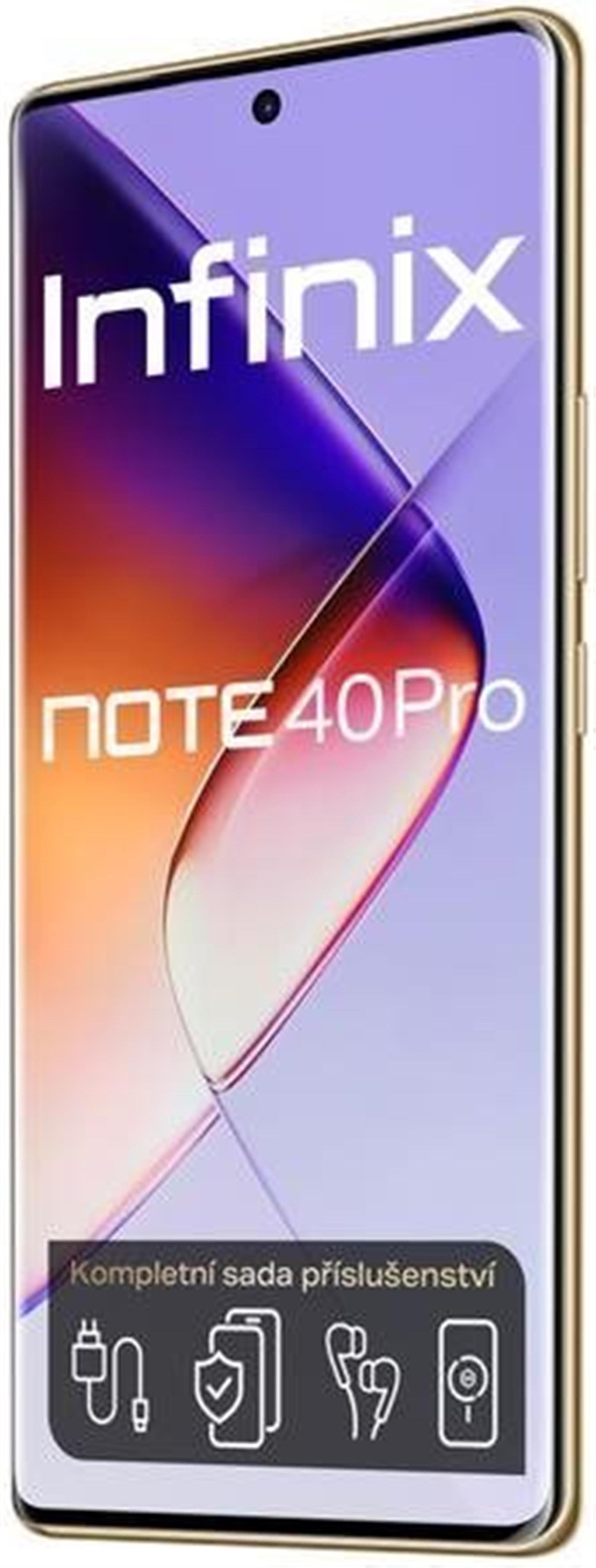 Infinix NOTE 40 Pro, 17,2 cm (6.78"), 12 GB, 256 GB, 108 MP, Android 14, Zlato