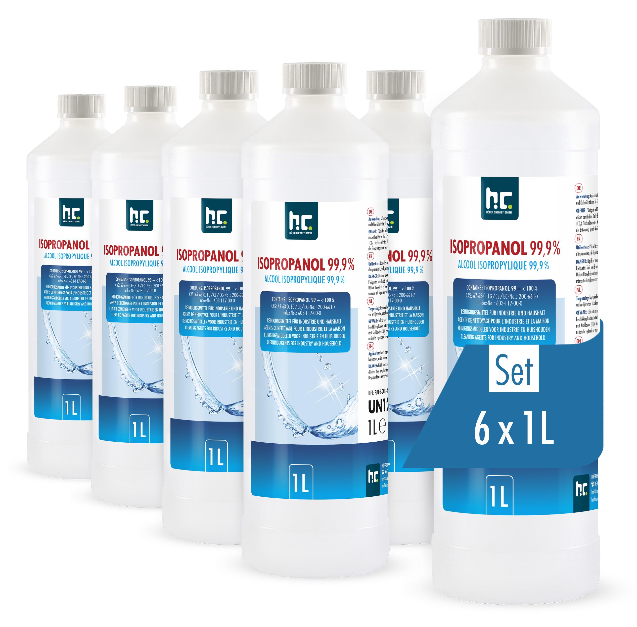 1 L Isopropanol 99,9% Lösungsmittel