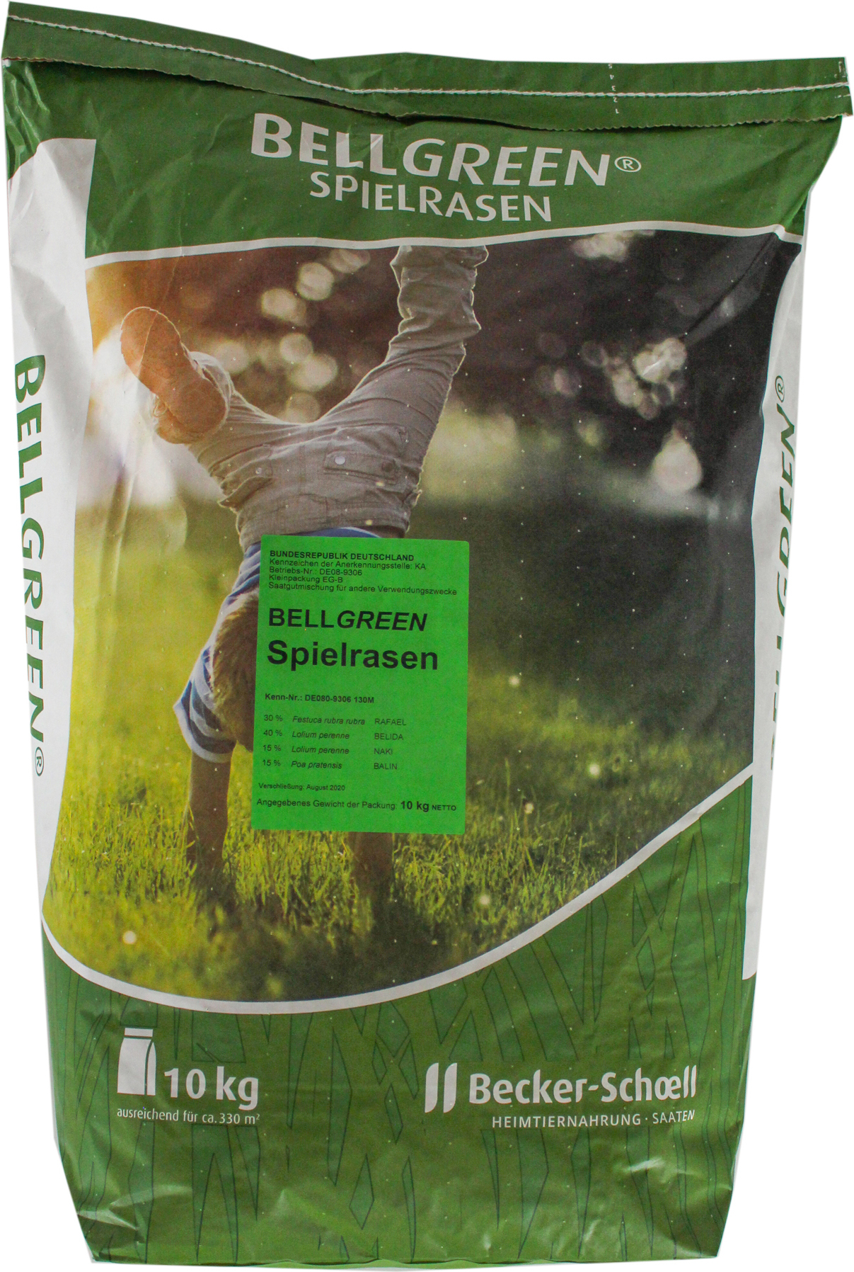 Becker Schoell Spielrasen (10 kg) | Spielrasensamen von BellGreen 07020003-bs