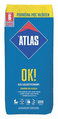 ATLAS 92000 ATLAS OK! – Elastifizierter Fliesenkleber mit Doppelfaser-Technologie 1000-25-KG-1