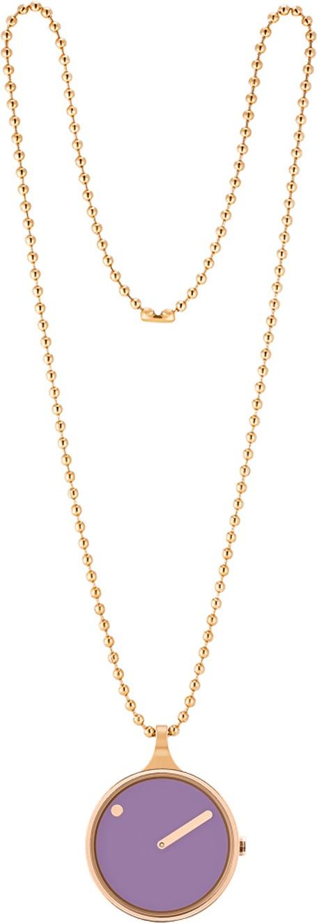 Picto 43303-9012R Hodinky Violet Glow Náhrdelník