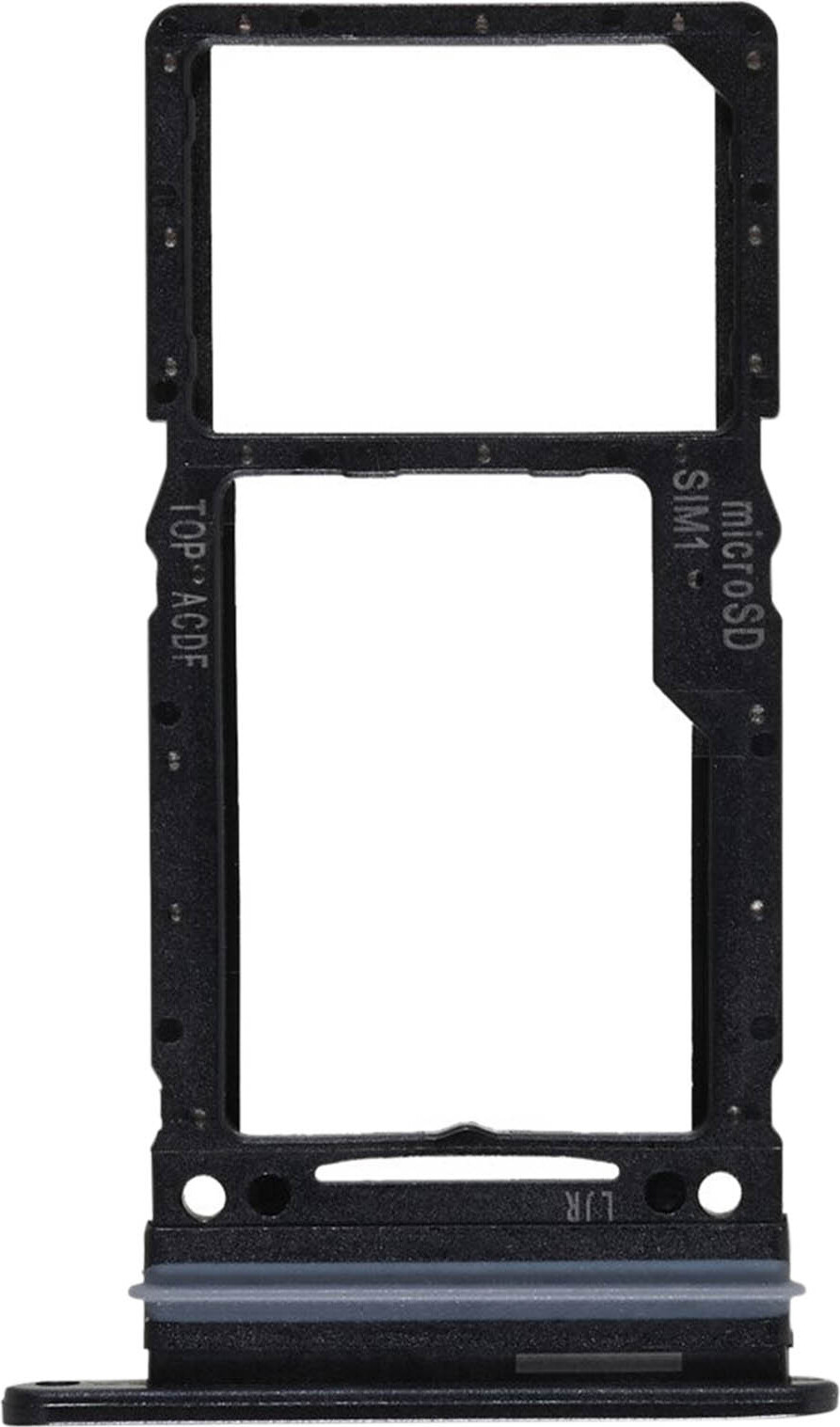 Clappio Ersatzteil SIM-Halter für Samsung Galaxy A34 5G – Awesome Graphite SIMHOL-BK-A346