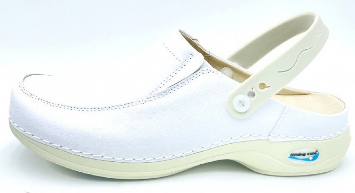 NURSINGSHOE´S nursing care Damen Pantolette in Weiß, Größe 38 WG4P10