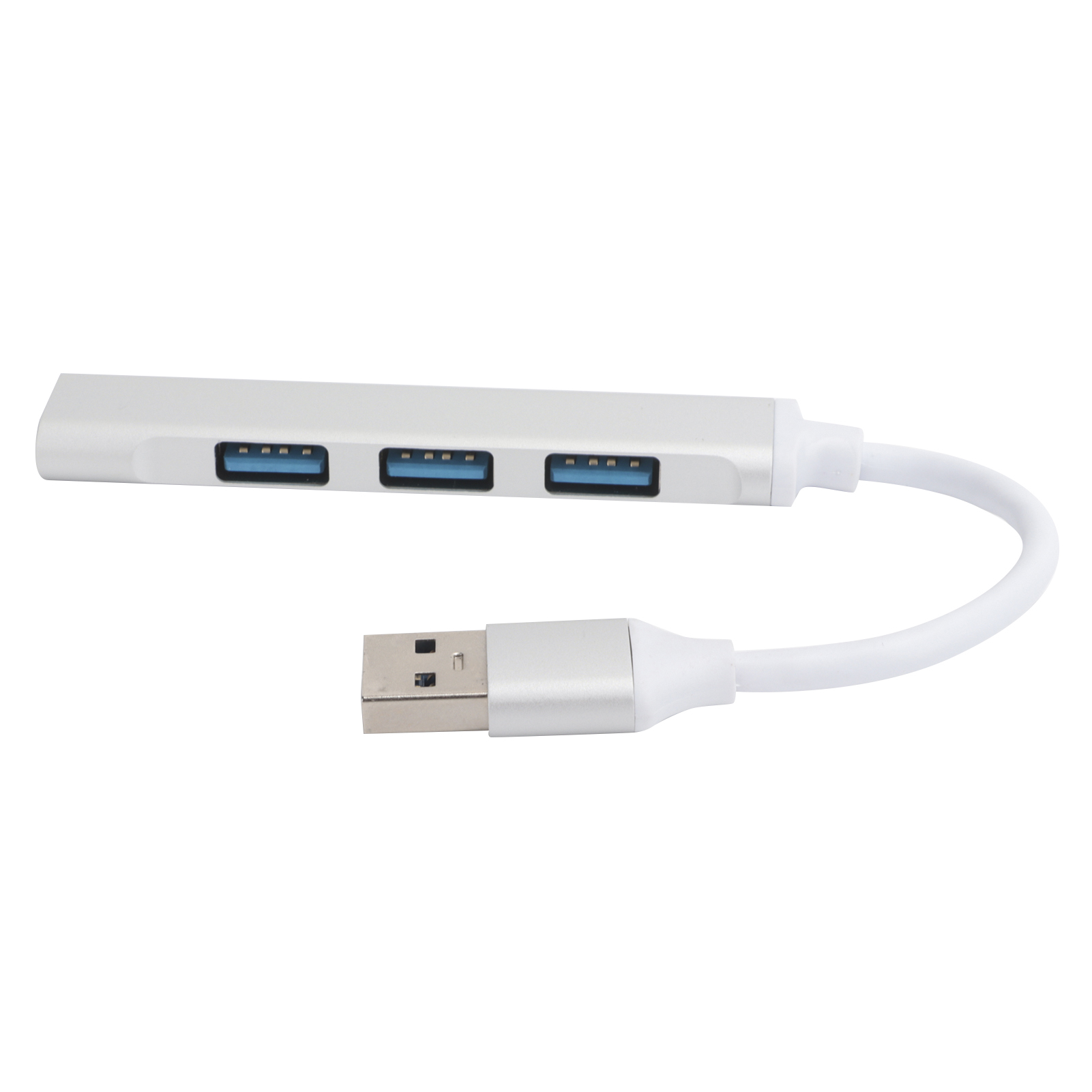 Rozbočovač USB3.0, 4-portový rozbočovač USB, rozbočovač USB, rozbočovač z hliníkovej zliatiny, rozbočovač, rozširujúci dok USB
