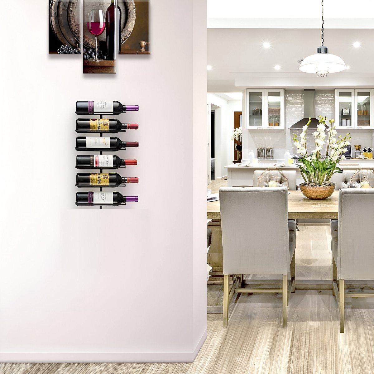 TOJ Living Weinregal Wand - Flaschenhalter wein - Wine rack