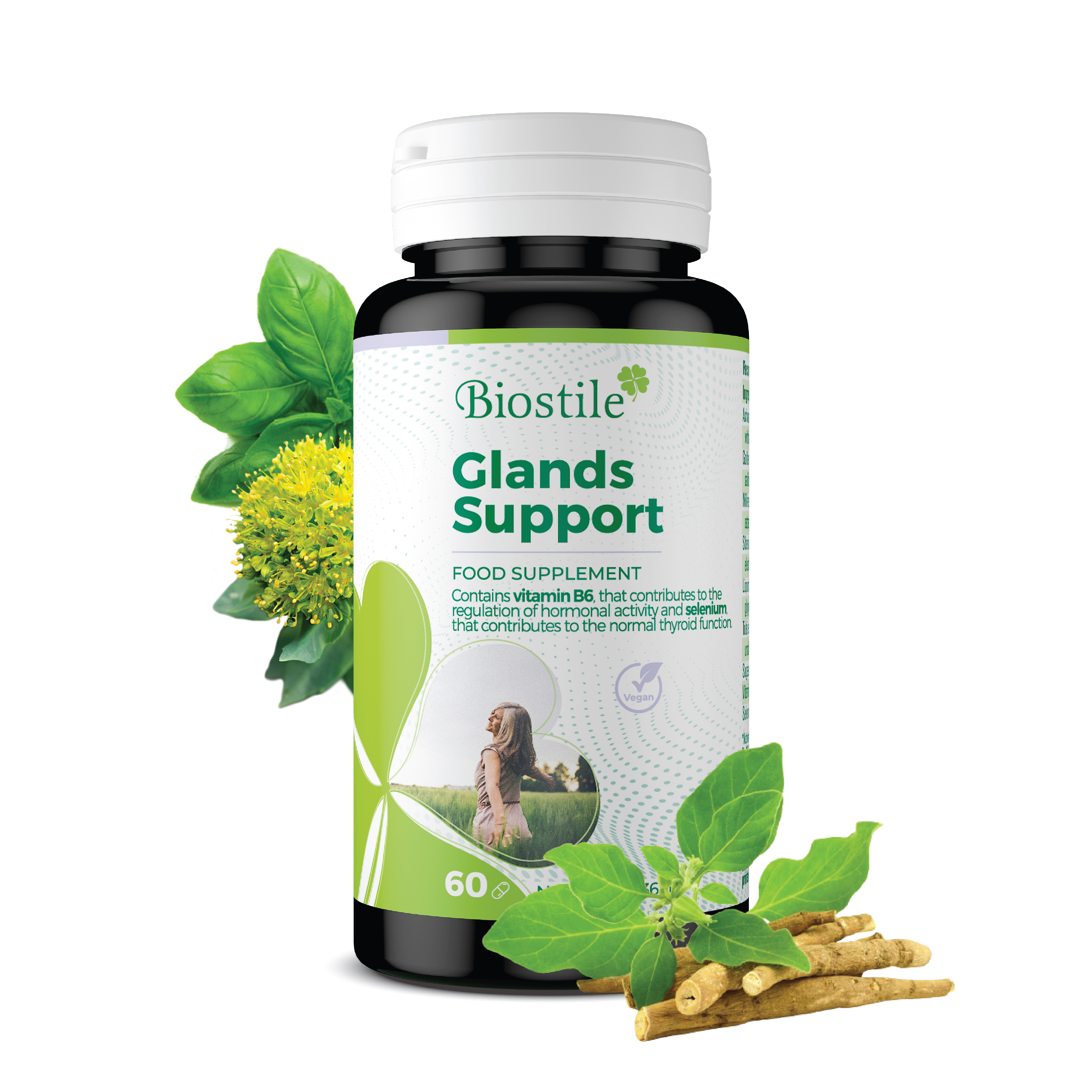 Biostile Glands Support – Unterstützt endokrine Drüsen für hormonelle Balance 43582