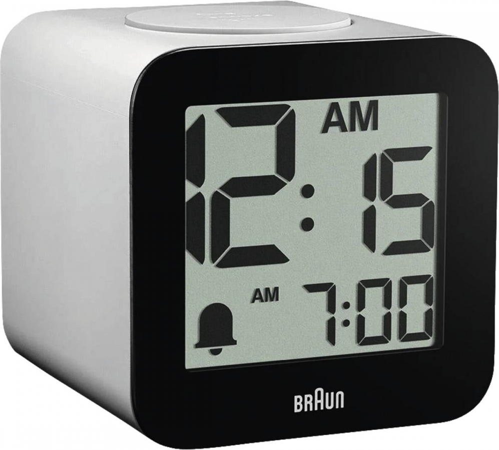 Braun BC 25 WP weiß Quarzwecker mit Sprachausgabe 67710