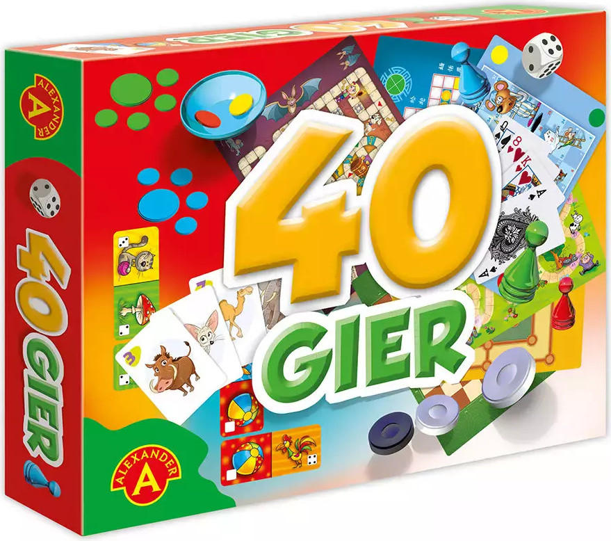 Familienspiele Satz von 40 Spielen 2657 ALEXANDER