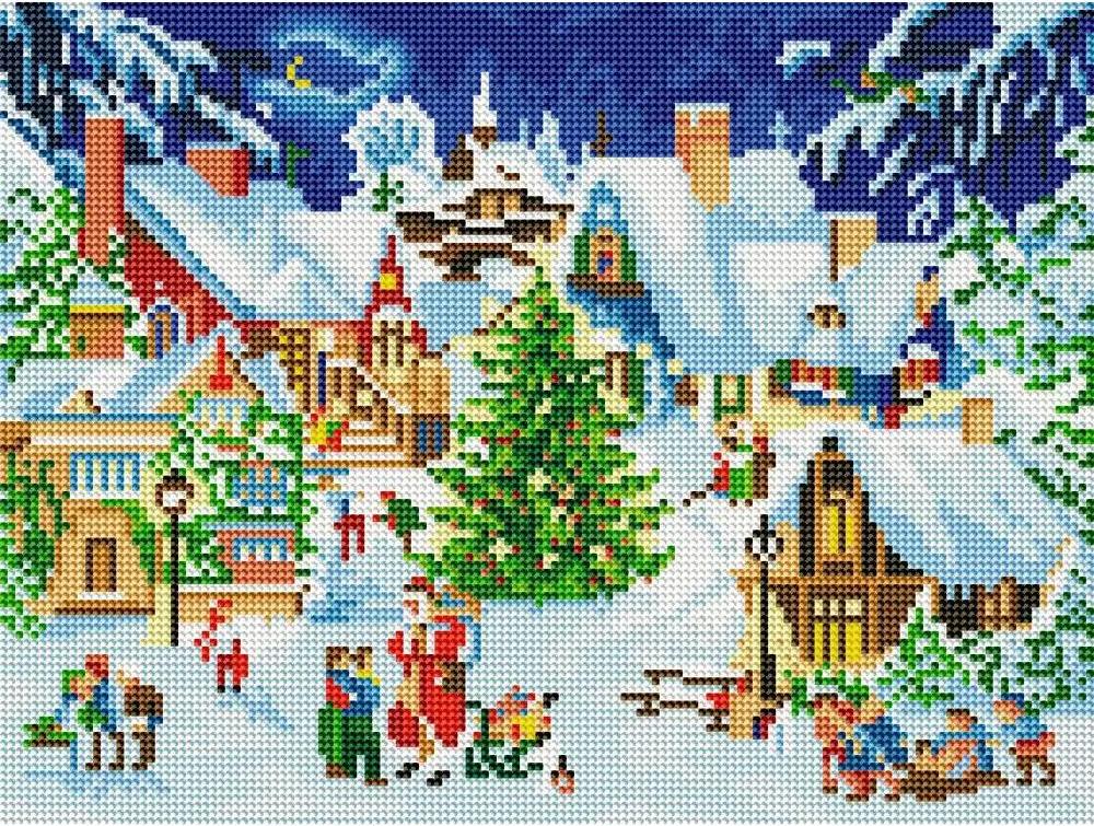 Pripojte sa ku kalendáru - adventný kalendár s diamantovým maľovaním