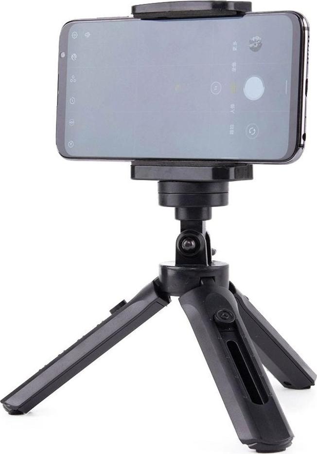 Mini statív s držiakom na mobil a GoPro - Čierny KP31106