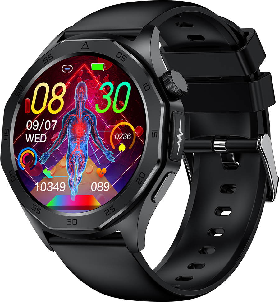 1,43 "Smartwatch ženy Muži, s funkciou telefónu Fitness Tracker Watch Športové monitorovanie zdravia BT5.2 S0S funkcia núdzového volania IP68 Vodotesné, nemecké